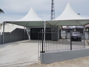 TENDA CHAPÉU DE BRUXA 5X5MTS BRANCA
